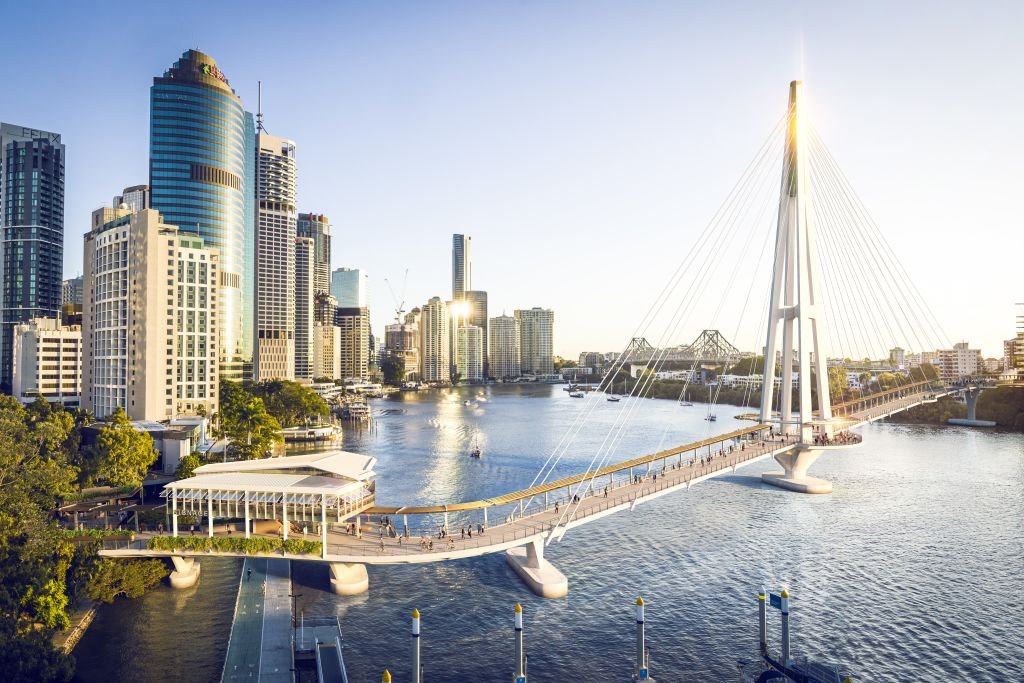 Kangaroo Point Green Bridge, Brisbane QLD