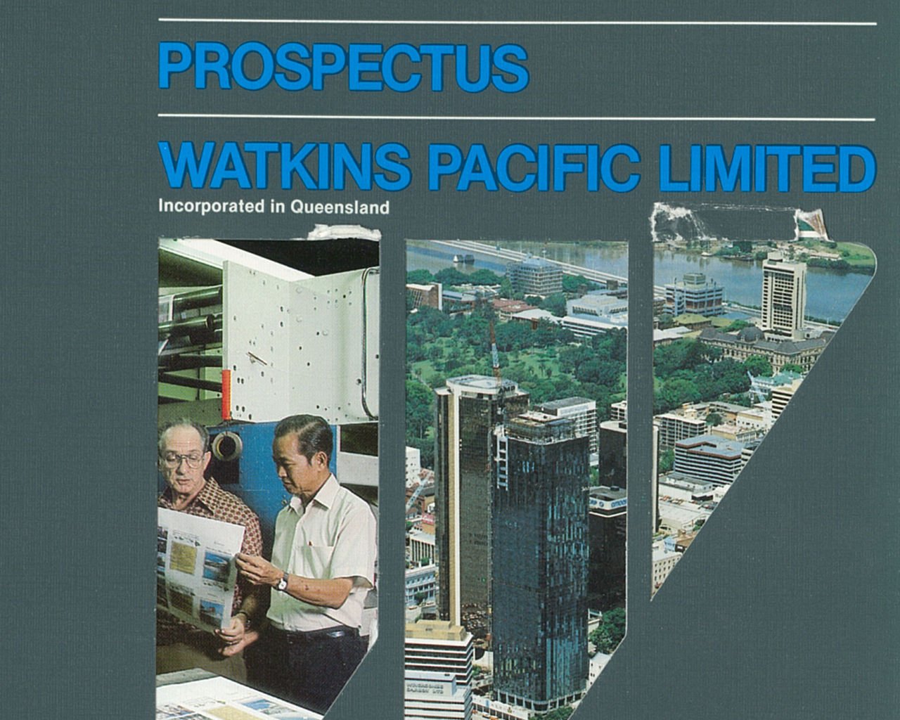 1985 Prospectus Cover